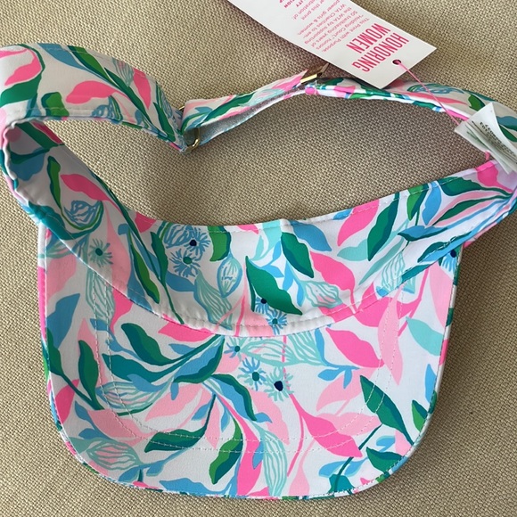 Lilly Pulitzer Adjustable Visor "It's a Match, Holding Court" - NWT - Picture 4 of 8